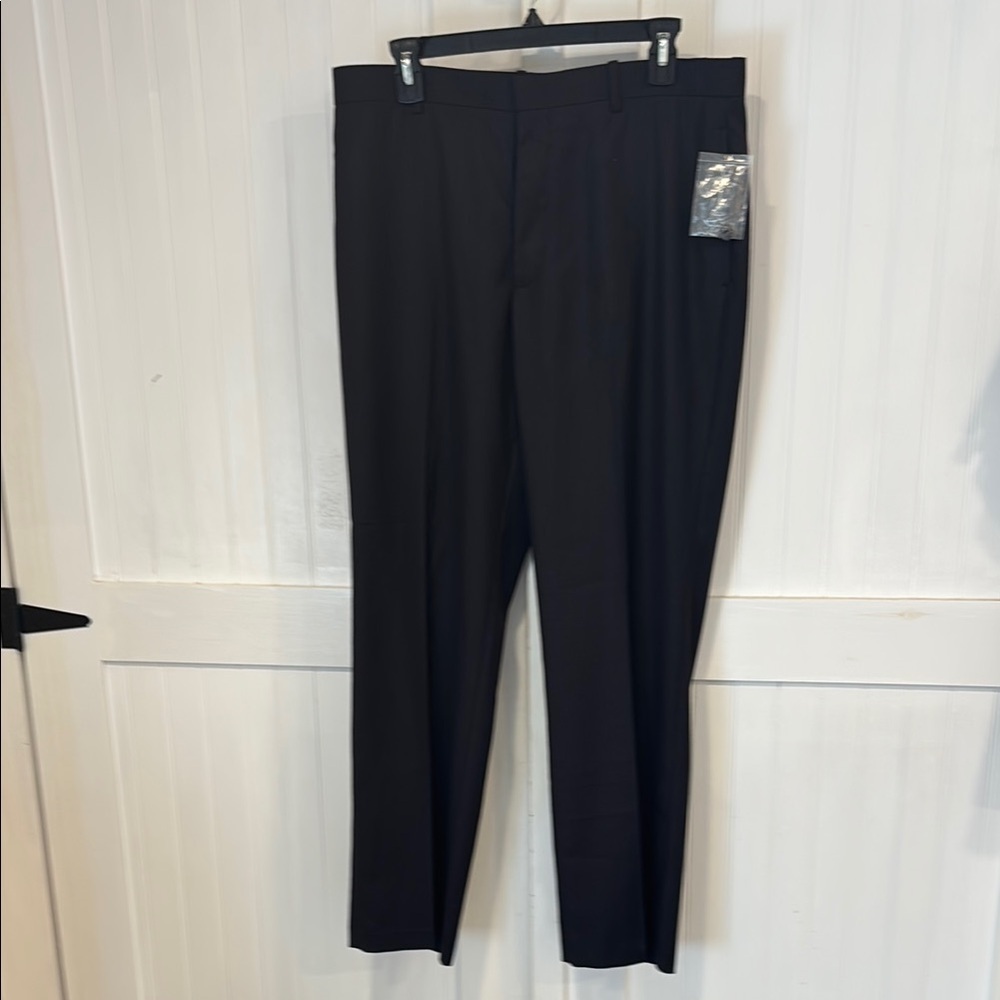 INC International Concepts Black,  Dress Pants regular Fit, flat front 32X30